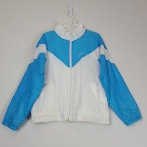 Vintage 90's Reebok Blue Windbreaker Jacket